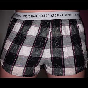 Plaid Victoria’s Secret pajama shorts